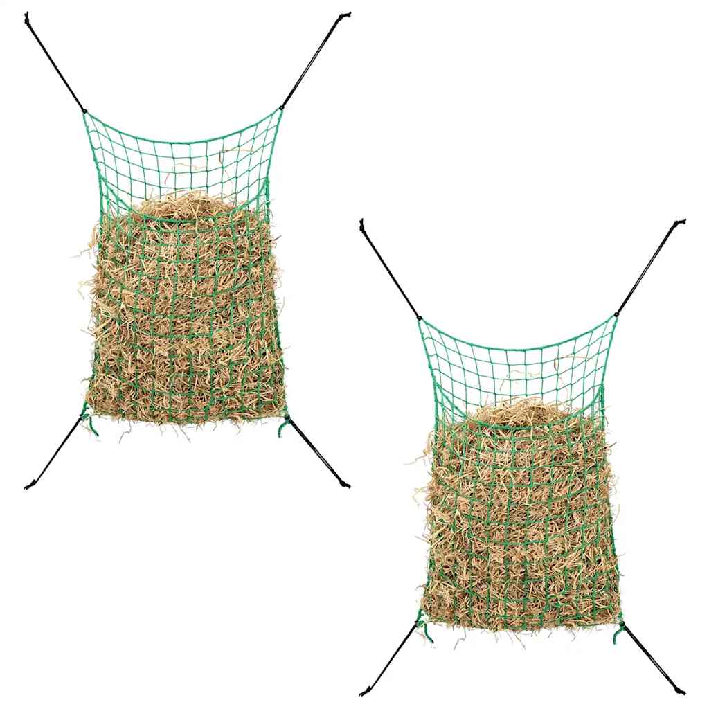 Vidaxl HooInets 2 PCS 90x60 cm de polipropeno rectangular verde