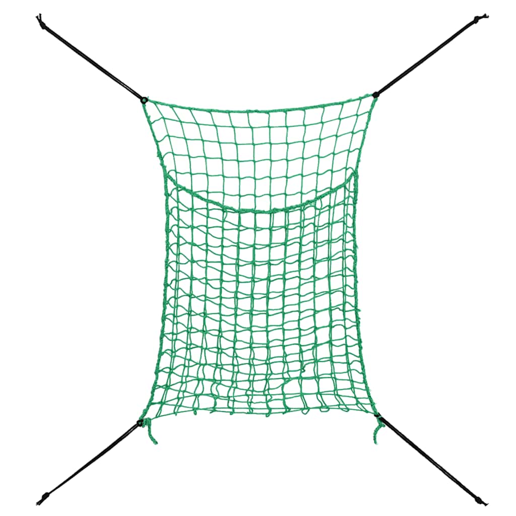 Vidaxl HooInets 2 PCS 90x60 cm de polipropeno rectangular verde