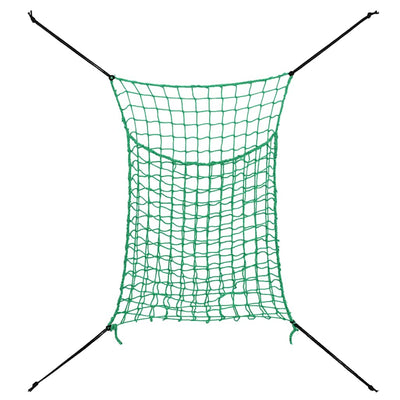 Vidaxl HooInets 2 PCS 90x60 cm de polipropeno rectangular verde