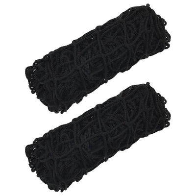 Vidaxl Hooinets 2 ST 75x75 cm cuadrado polipropeno negro