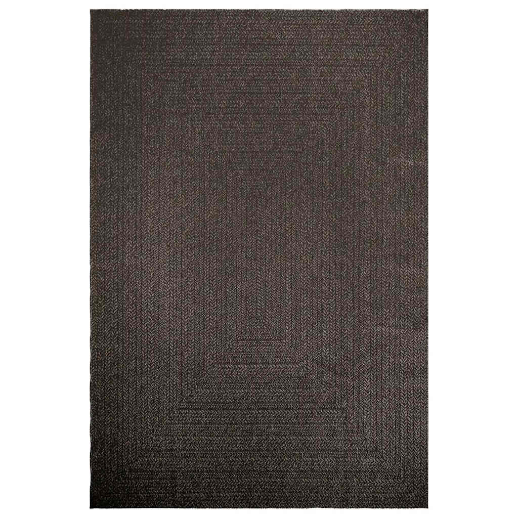 Vidaxl Rug Zizur Inside and Outside 200x290cm Ittito Antracite