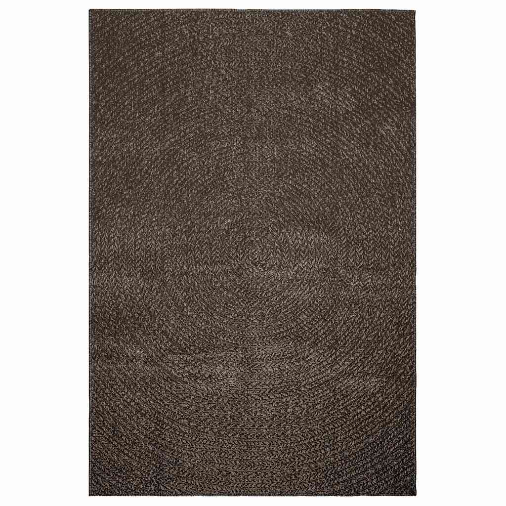 Vidaxl Rug Zizur dentro y fuera de 140x200 cm de yute mirada antracita
