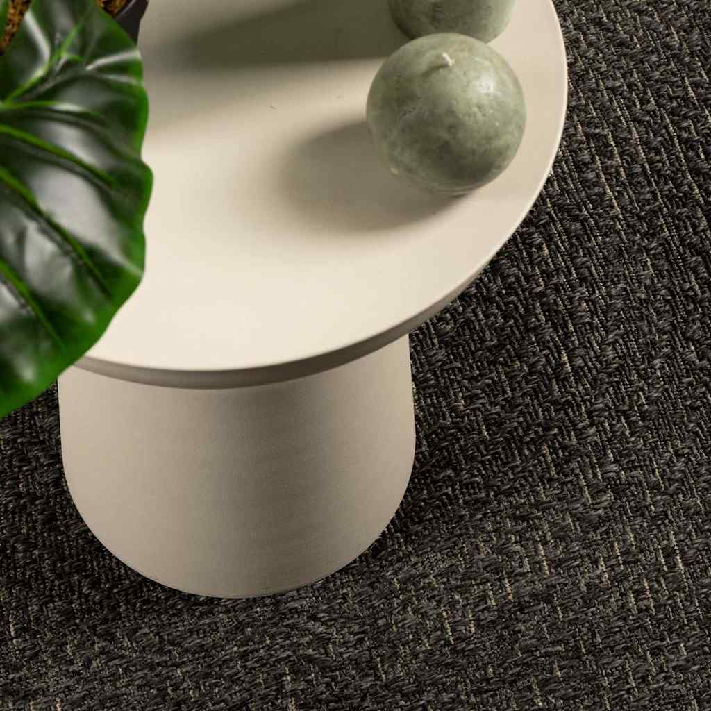 Vidaxl Rug Zizur dentro y fuera de 160x230 cm de yute mirada antracita