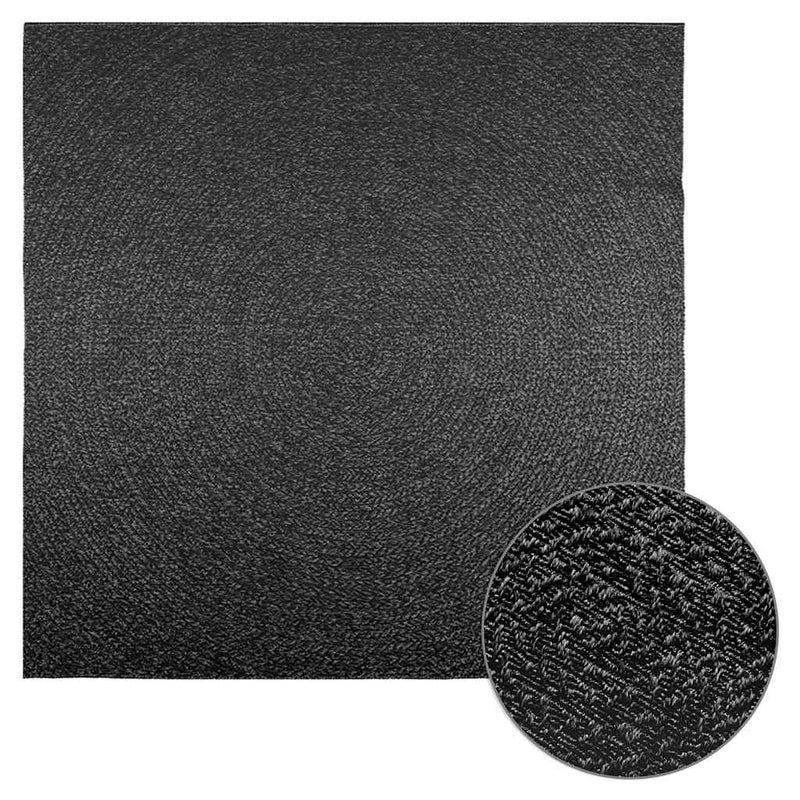 Vidaxl Rug Zizur Inside and Outside 200x200cm Ittito Antracite