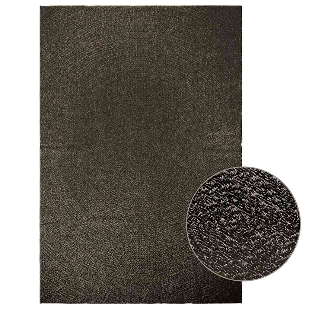 Vidaxl Rug Zizur dentro y fuera de 200x290cm de yute mirada antracita