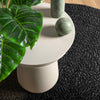 Vidaxl vloerkleed zizur binnen en buiten ø 120 cm jute look antraciet