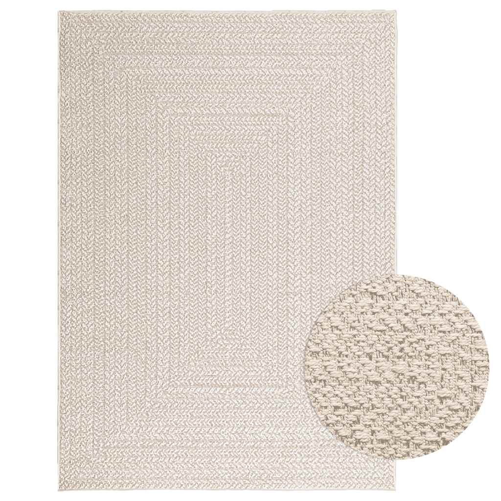 Vidaxl Rug Zizur Room dentro y fuera de 120x170 cm Mirada de yute