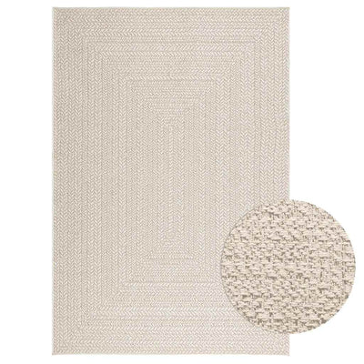 Alfombra Vidaxl habitación Zizur dentro y fuera de 140x200 cm de yute look