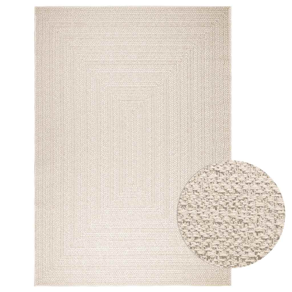 Alfombra Vidaxl habitación Zizur dentro y fuera de 200x290 cm Look de yute