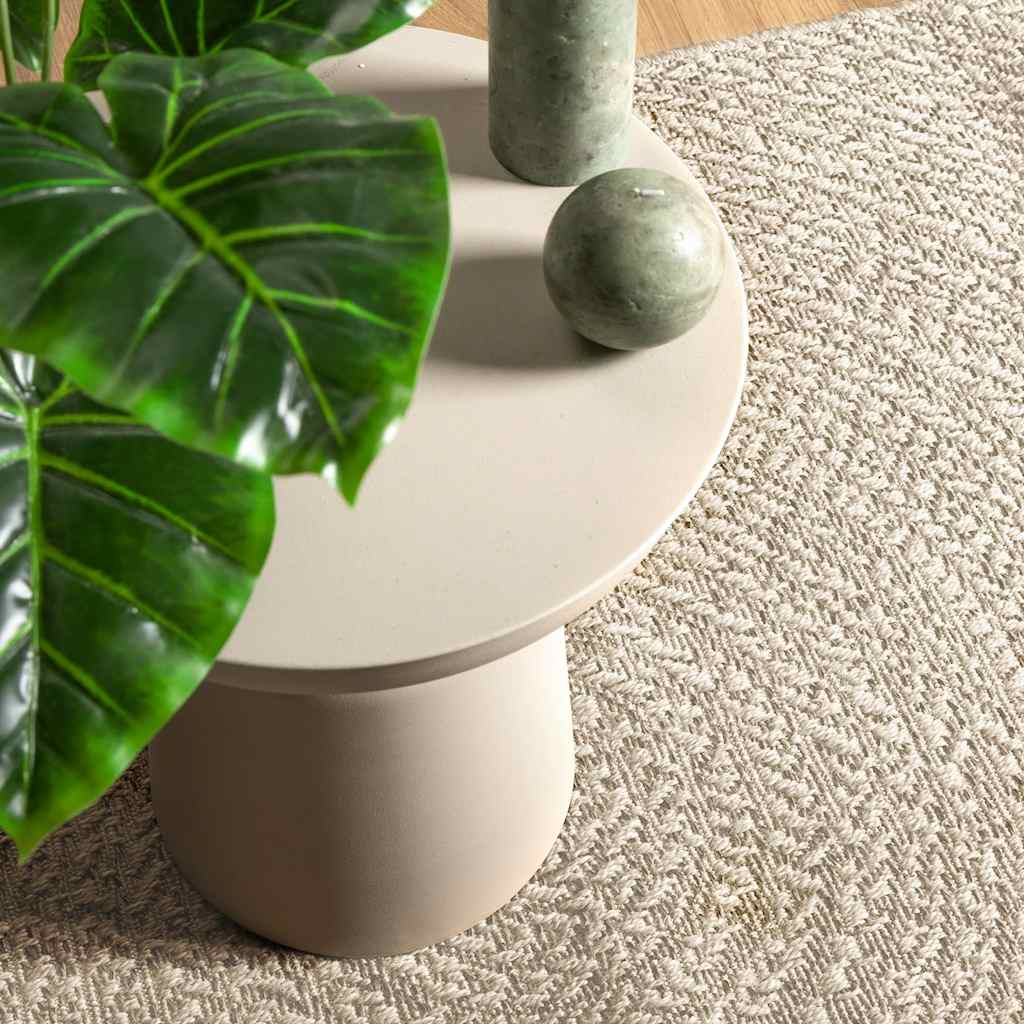 Alfombra Vidaxl habitación Zizur dentro y fuera de 160x230 cm de yute look