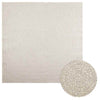 Vidaxl Rug Zizur Room dentro y fuera de 200x200 cm de yute Look