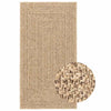 Vidaxl Rug Zizur Beige dentro y fuera de 80x150 cm de yute Look