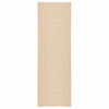 Vidaxl Rug Zizur Beige dentro y fuera de 80x250 cm de yute Look