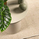 Vidaxl Rug Zizur Beige dentro y fuera de 120x120 cm de yute Look