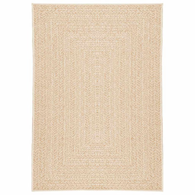 Vidaxl rug Zizur Beige Inside and outside 120x170 cm Jute look