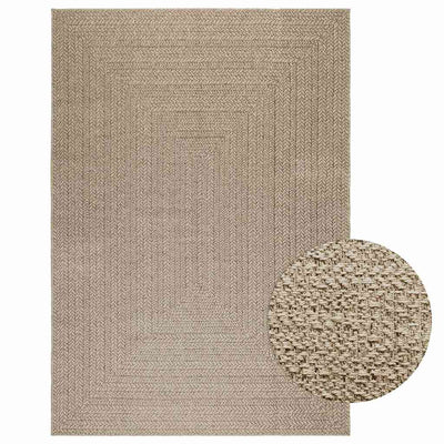 Vidaxl Rug Zizur Beige dentro y fuera de 160x230 cm de yute Look