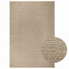 Vidaxl Rug Zizur beige all'interno e all'esterno 200x290 cm look da iuta