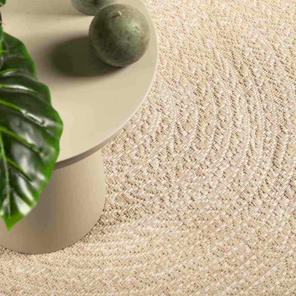 Vidaxl Rug Zizur Beige dentro y fuera de 60x110 cm de yute Look