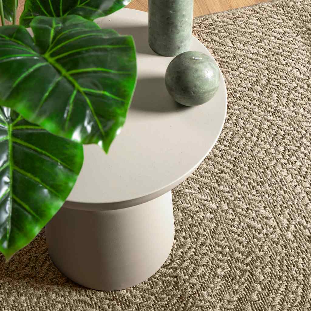 Vidaxl Rug Zizur Beige dentro y fuera de 100x200 cm de yute Look