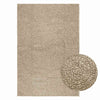 Vidaxl Rug Zizur Beige dentro y fuera de 120x170 cm Mirada de yute