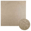 Vidaxl Rug Zizur Beige dentro y fuera de 240x240 cm Mirada de yute