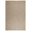 Vidaxl Rug Zizur beige all'interno e all'esterno 240x340 cm look iuta