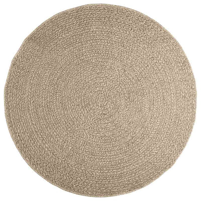 Vidaxl rug Zizur Beige Inside and outside Ø 160 cm Jute look
