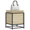 Caja de almacenamiento Vidaxl con tapa 40x40x51.5 cm de madera procesada Sonoma Oak