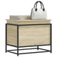 Caja de almacenamiento Vidaxl con tapa 60x40x51.5 cm de madera procesada Sonoma Oak