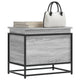 Caja de almacenamiento Vidaxl con tapa 60x40x51.5 cm de madera procesada Sonoma gris