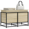 Caja de almacenamiento Vidaxl con tapa 80x40x51.5 cm de madera procesada Sonoma Oak