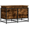 Vidaxl opbergbox met deksel 80x40x51,5 cm bewerkt hout gerookt eiken