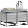Caja de almacenamiento Vidaxl con tapa 80x40x51.5 cm de madera procesada Sonoma gris
