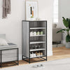 Vidaxl Shoe Rack 48x38x97.5 cm Color de roble de sonoma de madera procesada