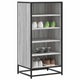 Vidaxl Shoe Rack 48x38x97.5 cm Color de roble de sonoma de madera procesada
