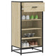 Vidaxl Shoe Ratch 48x38x97.5 cm de madera procesada Sonoma Oak Colored