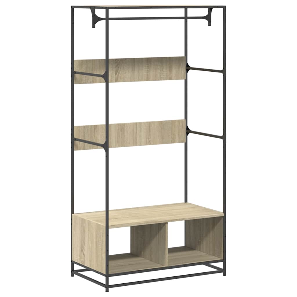 Vestuario de Vidaxl 90x50x180 cm de madera propiedad de Oak de Oak