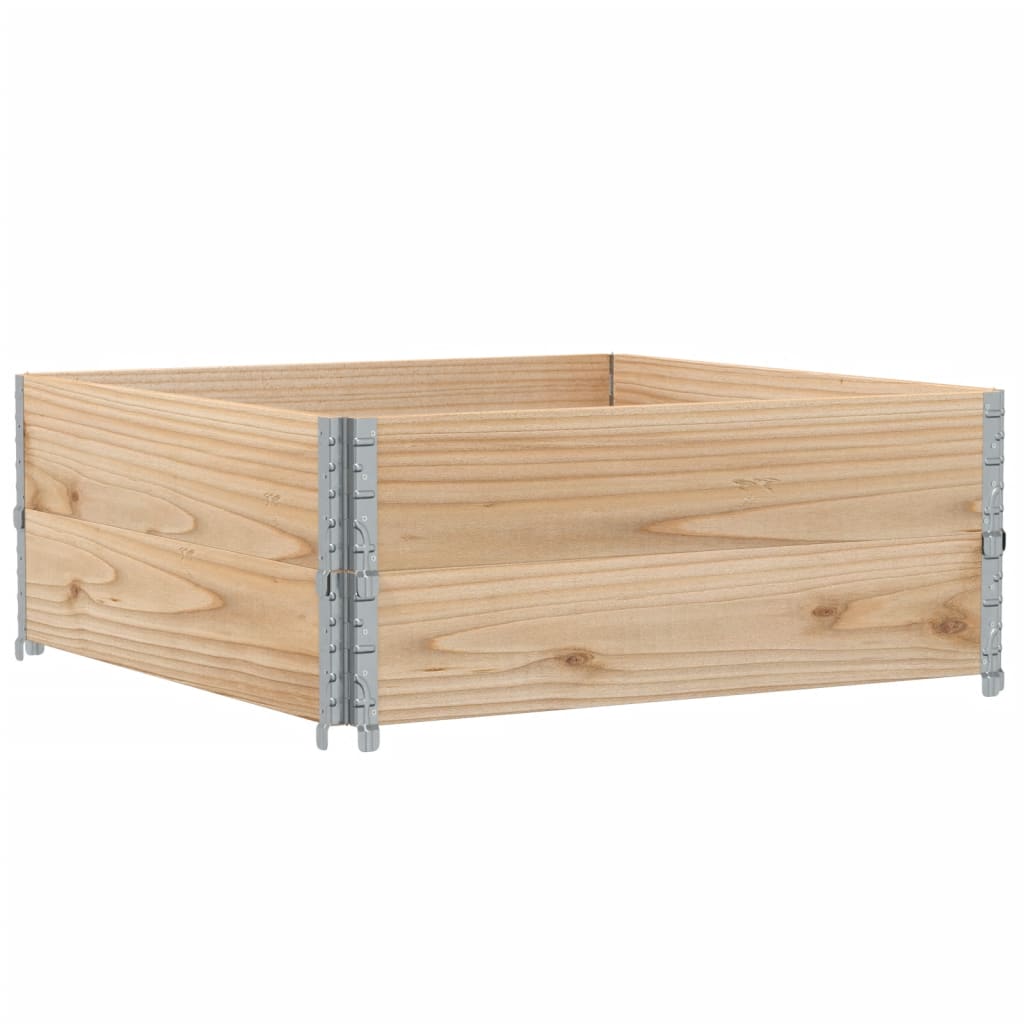 Vidaxl Planning Box 100x100 cm de pino sólido