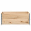 Vidaxl Planning Box 100x100 cm de pino sólido