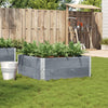 Vidaxl Planning Box 100x100 cm Pine Gray