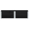 Vidaxl plantenbak 150x50 cm massief grenenhout zwart