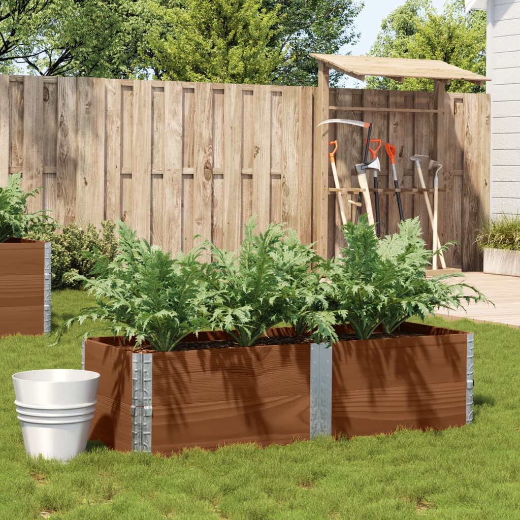 Vidaxl Planning Box 150x50 cm Pine Solid Pine Brown