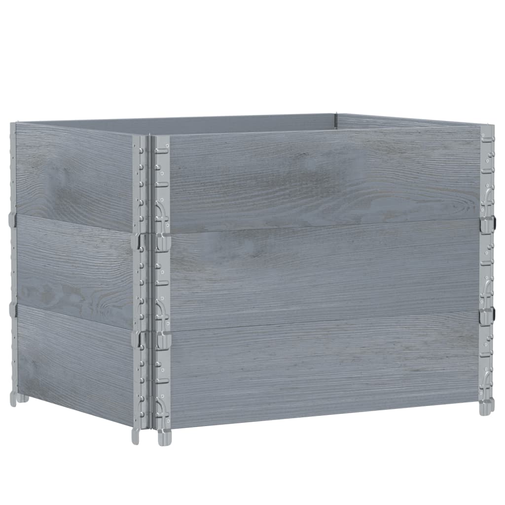 Casella di pianificazione Vidaxl 80x60 cm Pinna solida