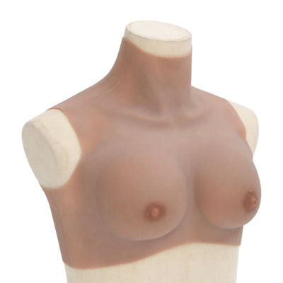 Protesi mammaria VidaXL coppa b in silicone marrone chiaro
