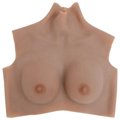 Protesi mammaria VidaXL coppa b in silicone marrone chiaro