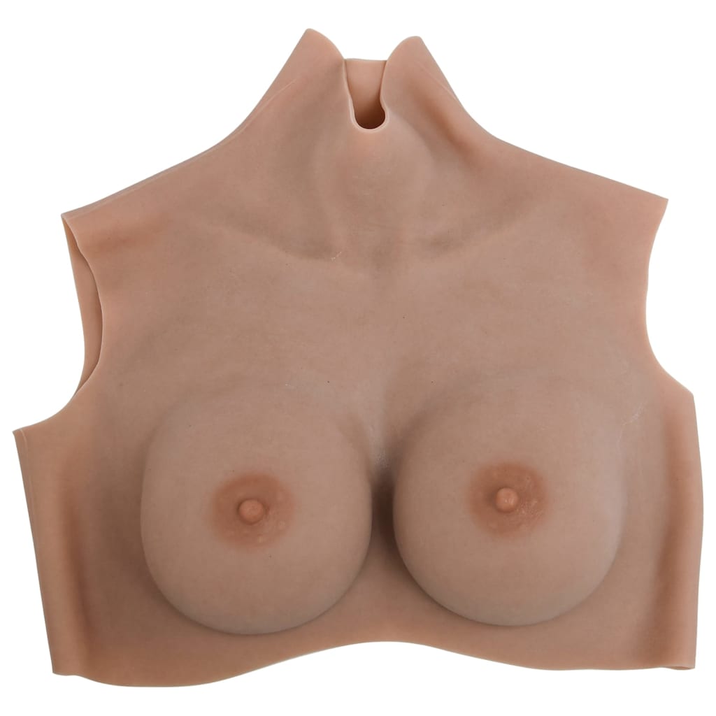 Protesi mammaria VidaXL D-cup in silicone marrone chiaro