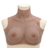 Vidaxl borstprothese d-cup silicone tan