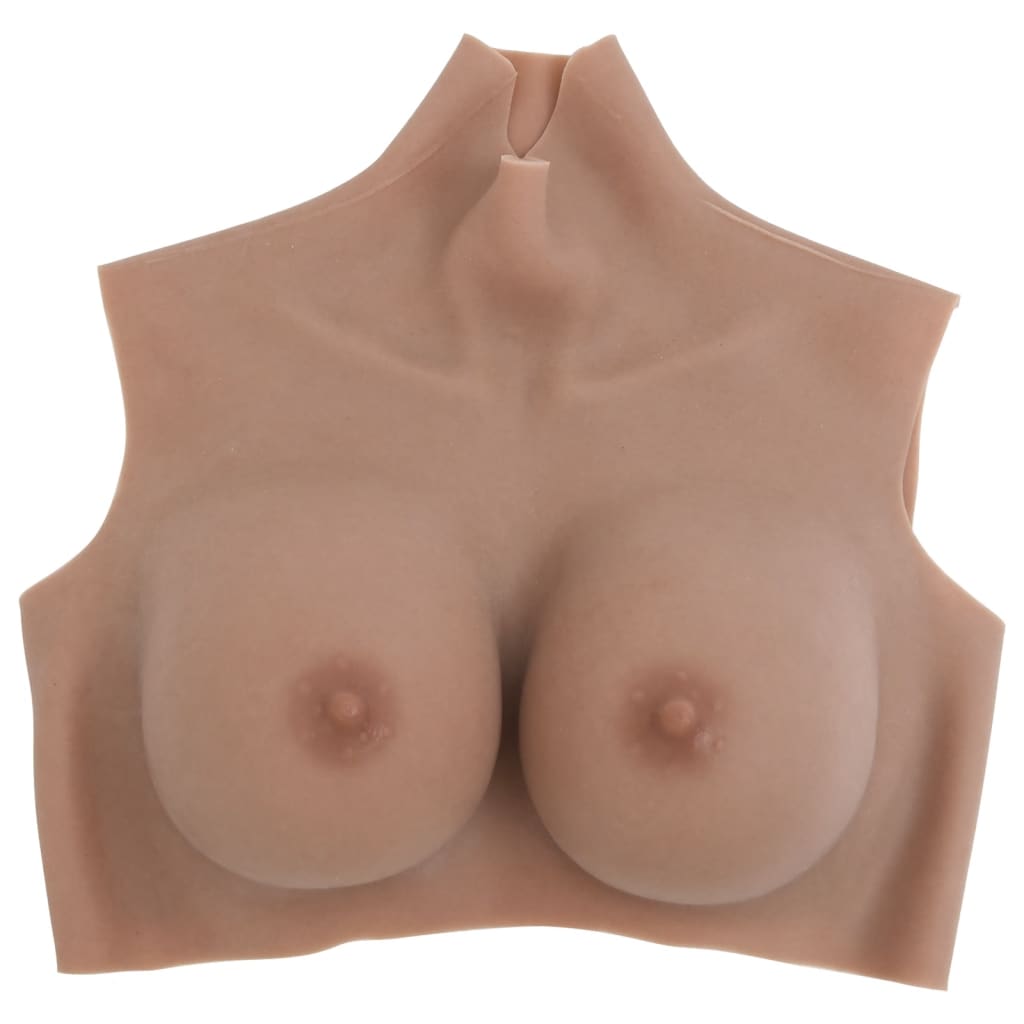 Protesi mammaria VidaXL e-cup in silicone marrone chiaro