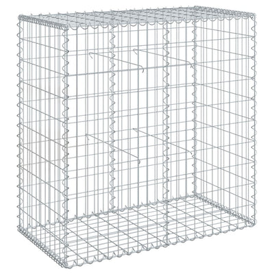 Vidaxl Schanskorf 100x50x100 cm Galvanized Silver Coloted