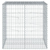 Vidaxl Schanskorf 100x100x100 cm Galvanized Silver Coloted